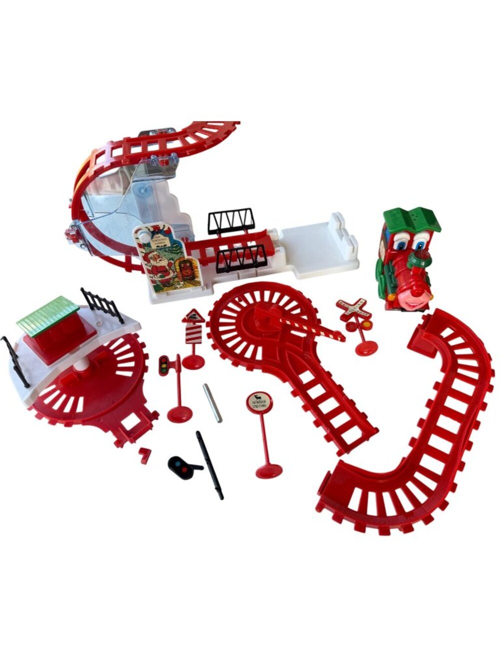 Kurt S. Adler The North Pole Express Animated Train Set (Parts Only-READ!)